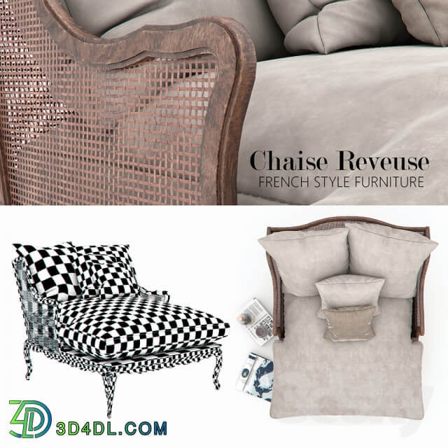 Chaise Reveuse FRENCH STYLE FURNITURE