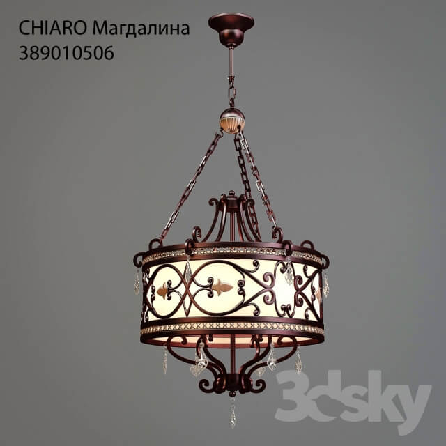 CHIARO Magdalene 389010506 Pendant light 3D Models