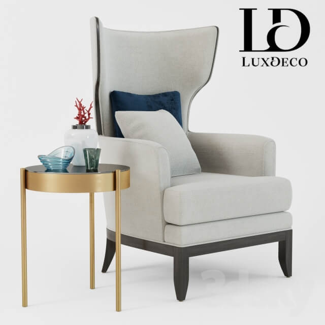 LuxDeco Selva Vendome Bergere Armchair