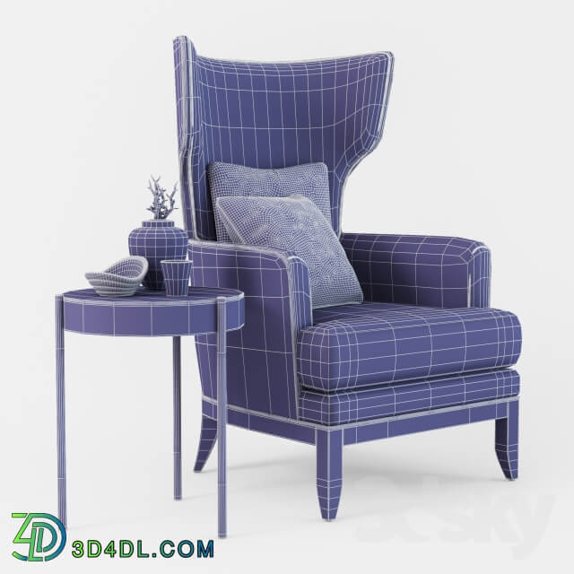 LuxDeco Selva Vendome Bergere Armchair