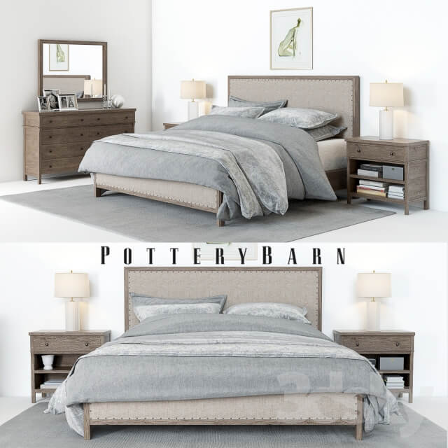 Bed Pottery Barn Toulouse Bedroom set