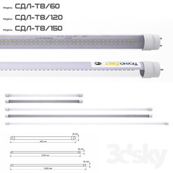 LED lamps with T8 SDL G13 socket 