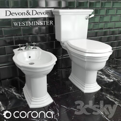 Toilet bowl and bidet Devon Devon Westminster 