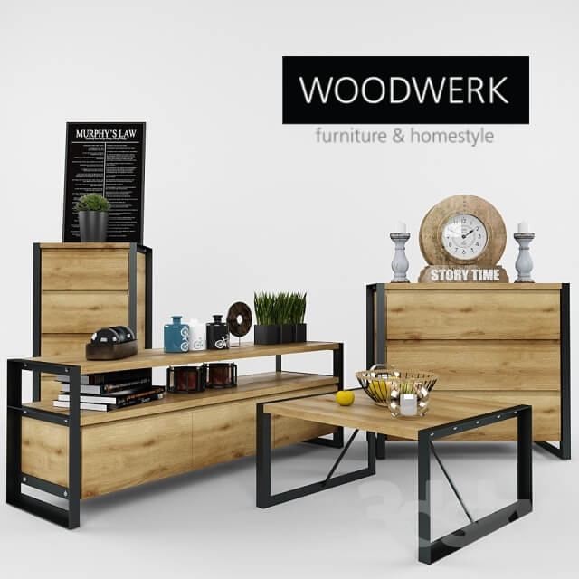 Sideboard Chest of drawer Woodwerk furniture series Cambridge1