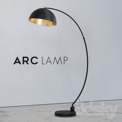 The Arc Black Floor Lamp 