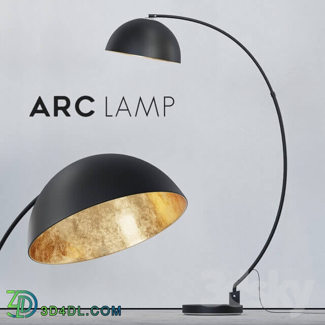 The Arc Black Floor Lamp