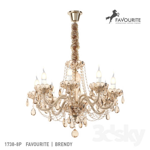 Favorite 1738 8P Pendant light 3D Models