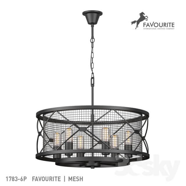 Favorite 1783 6P Pendant light 3D Models