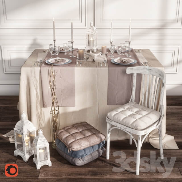 Table Chair Wedding Set