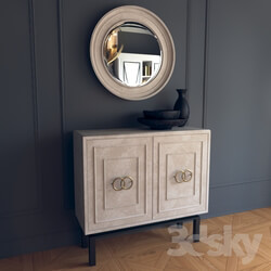 Sideboard Chest of drawer Classic dresser with mirror 