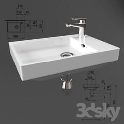 Sink 360 250 mm 