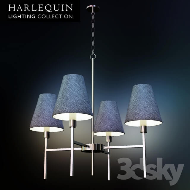 Chandelier Harlequin lighting Lucerne 4LT