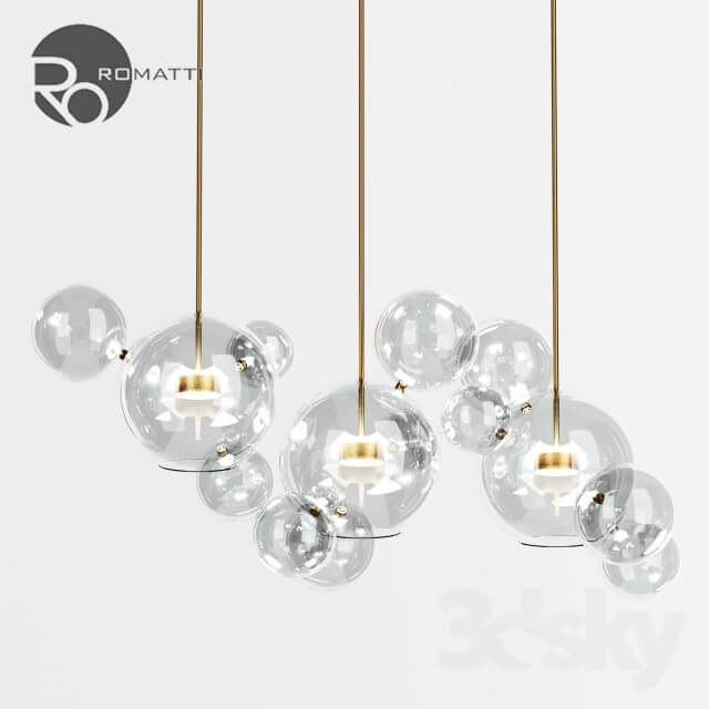 Pendant lamp Romatti Bolle by Giopato amp Coombes