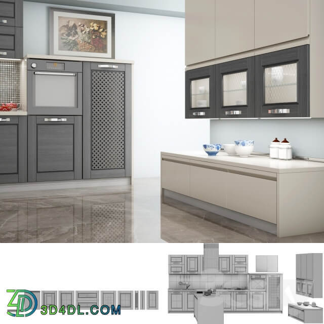 Kitchen Kitchen quot Tuscany Grigio quot by Enlie