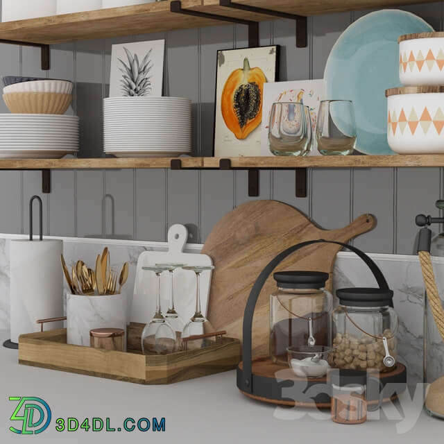 Kitchen decor set