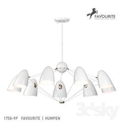 Favorite 1758 9P Pendant light 3D Models 