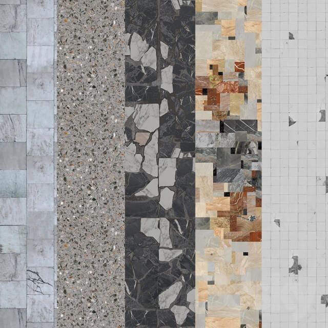 Terrazzo.Breccia.Mosaic.Marble.Seamless texture.