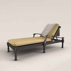 Deckchair Restoration Hardware Antibes Chaise Other 3D Models 