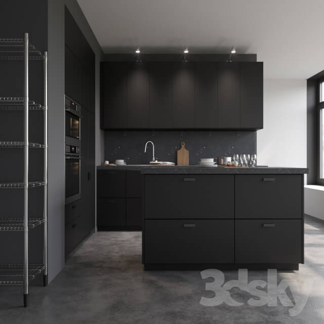 IKEA KUNGSBACKA Kitchen 3D Models