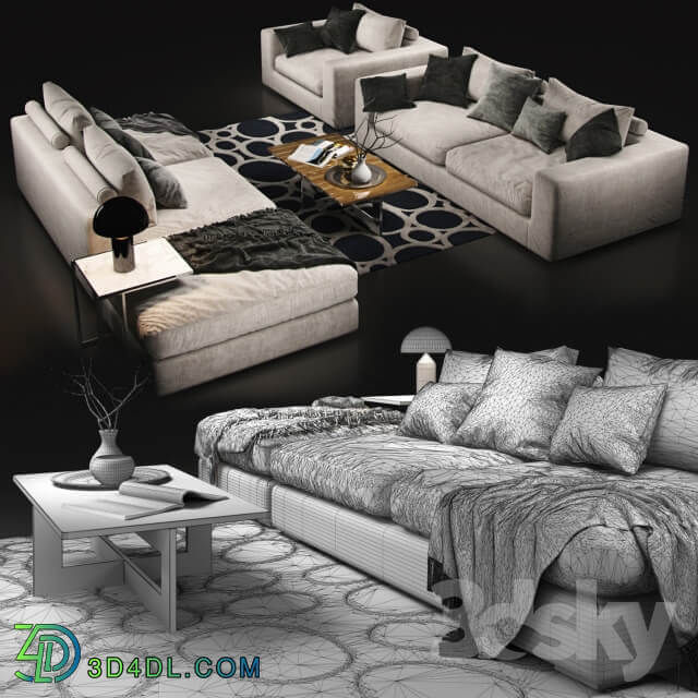 Sofa Cristal Sofa Club White