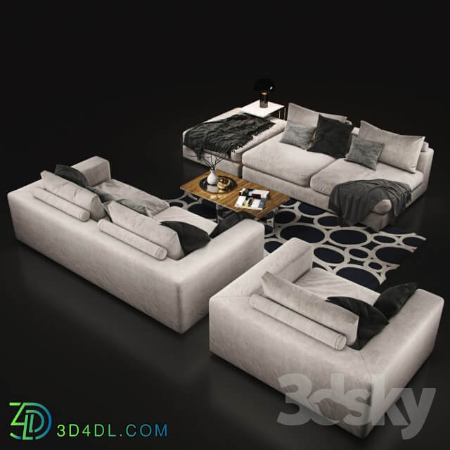 Sofa Cristal Sofa Club White