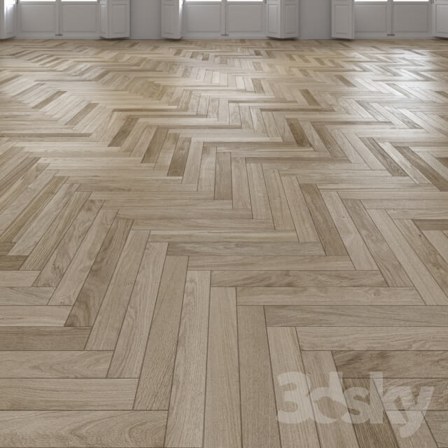 Wood Oak Herringbones floor