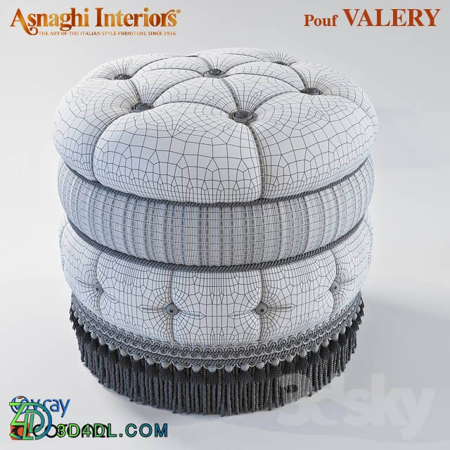 ASNAGHI POUF VALERY