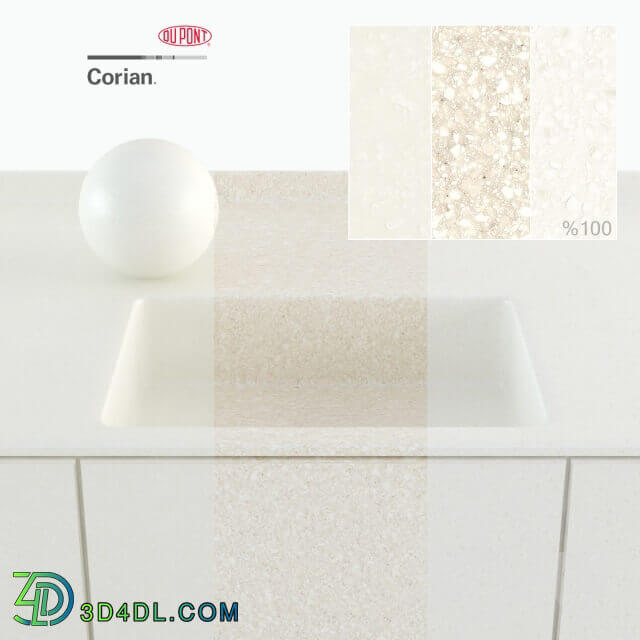 Dupont Corian Kitchen Countertops White
