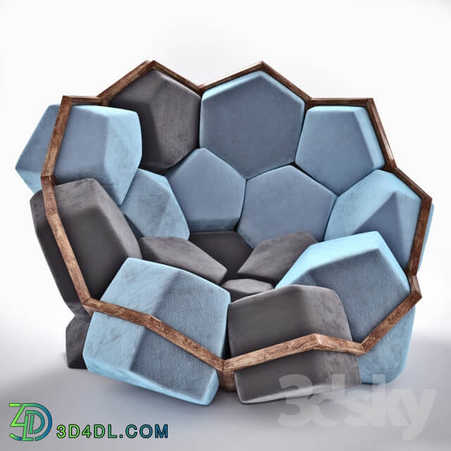 Crystal armchair Quartz