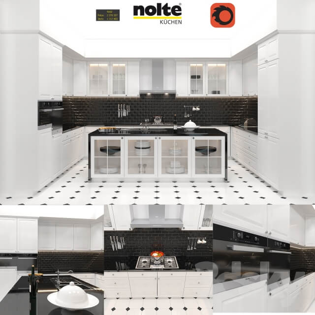 Kitchen Nolte Elegance with appliances and accessories