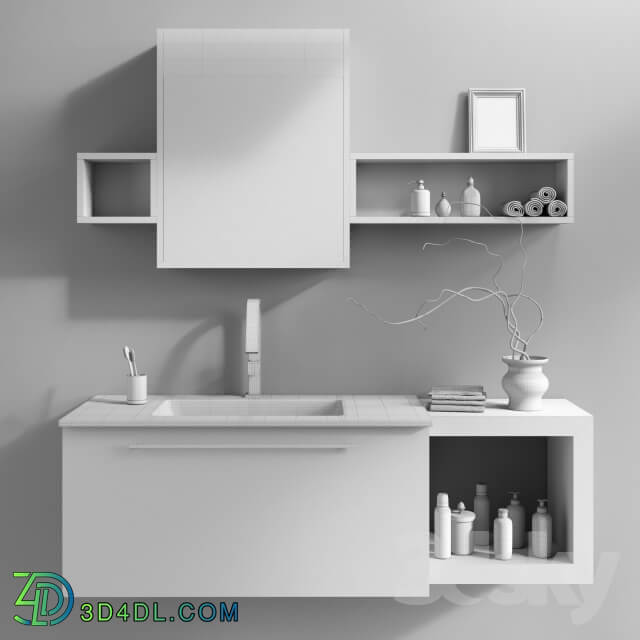 Bathroom furniture set E.LY COMPOSITION 40