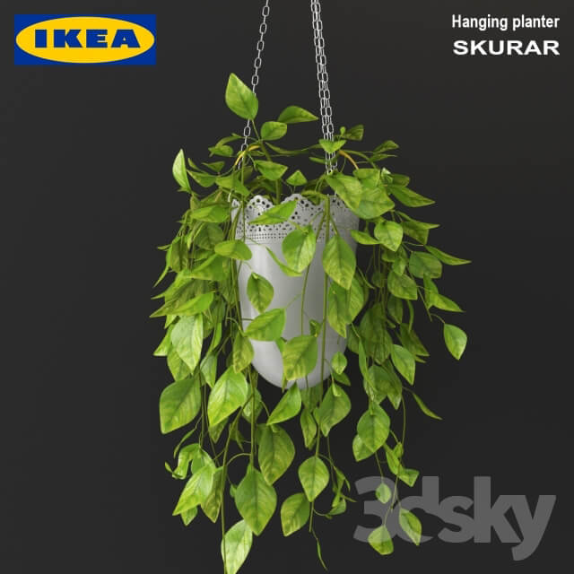 Ikea skurar hanging planter 01