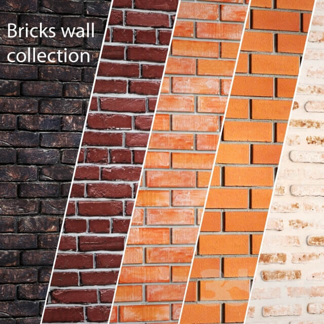 Other decorative objects A collection of brick walls. 2