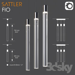 Sattler Fio Pendant light 3D Models 