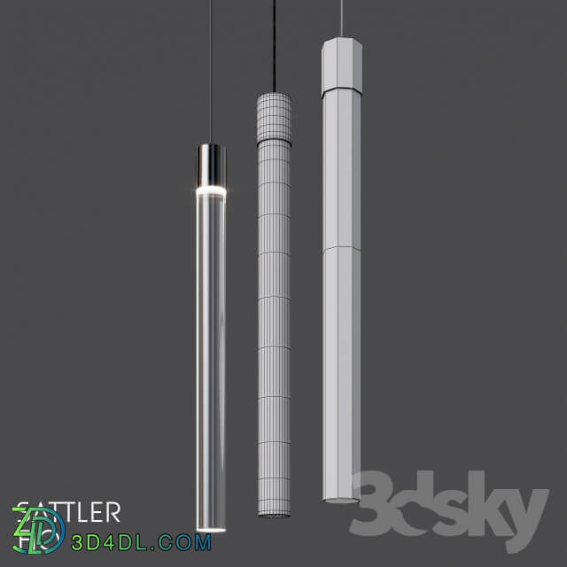 Sattler Fio Pendant light 3D Models