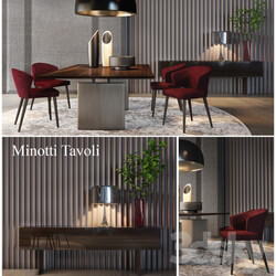 Table Chair Minotti Tavoli Dining Furniture 