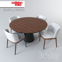 Table Chair GIANO table and chair MAGDA 