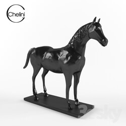 A statuette in the shape of a horse quot Chelini quot  