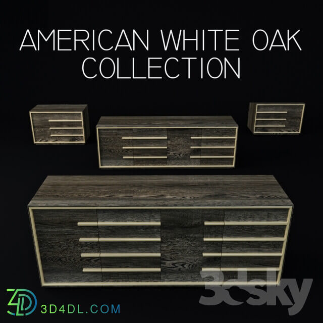 Sideboard Chest of drawer Restoration Hardware American White Oak Collection