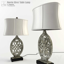 Barela Silver Table Lamp 