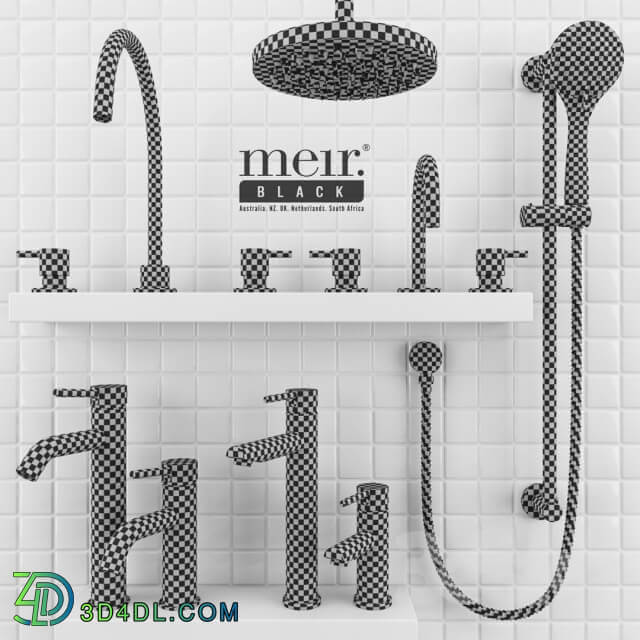 Faucet Meir Black Set 02