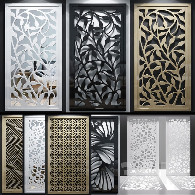Other decorative objects Set of decorative panels 02