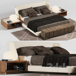 Bed Minotti Creed Bed 