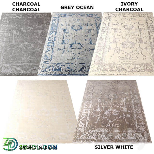 Carpet Restoration Hardware Arte 2440х3050 5 colors 