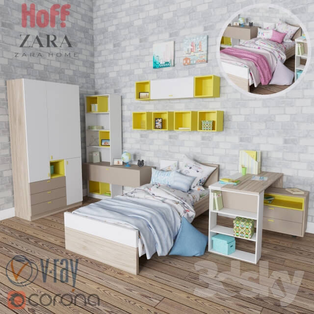 Set for children Hoff Fusion bedding Zara Home for boys and girls