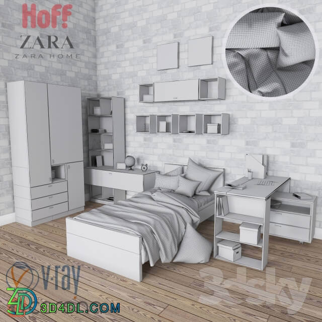 Set for children Hoff Fusion bedding Zara Home for boys and girls