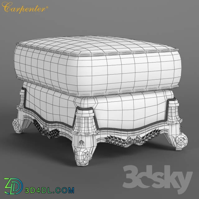 230 1 Carpenter Sofa foot stool 670x520x450