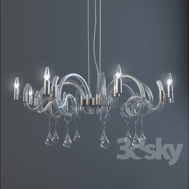 Sylcom 2001 9 Pendant light 3D Models