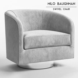 Milo Baughman Swivel Chair 