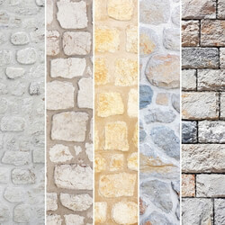 Stone collection wild stone slate old stone stone wall decorative stone Stone 3D Models 